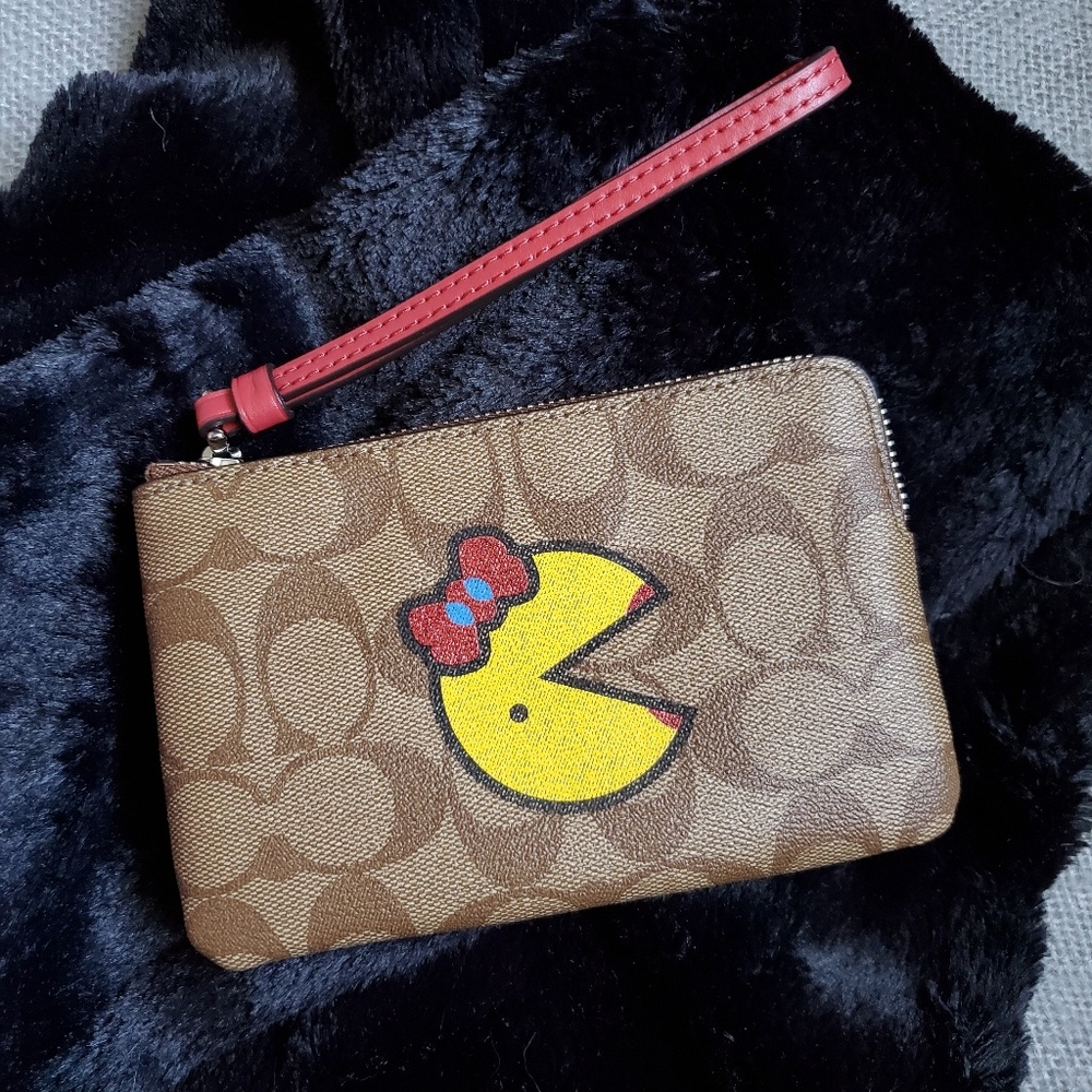 Coach Ms. Pac Man Wristlet